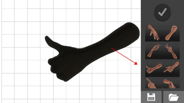 手势模拟(绘画手部参考工具) 手势模拟(绘画手部参考工具)