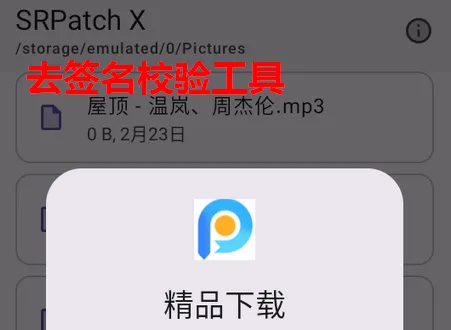 去签名校验工具(SRPatchX工具功能) 去签名校验工具(SRPatchX工具功能)